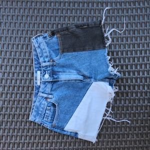 PacSun High Rise Festival Shorts Size 25